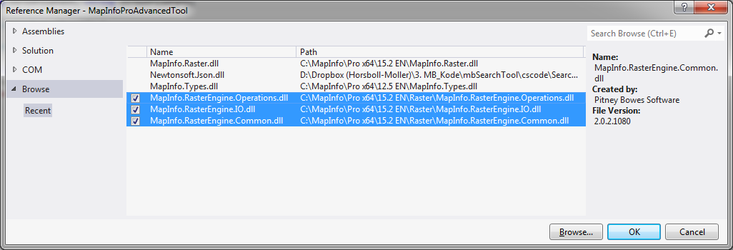 Visual Studio Reference Manager